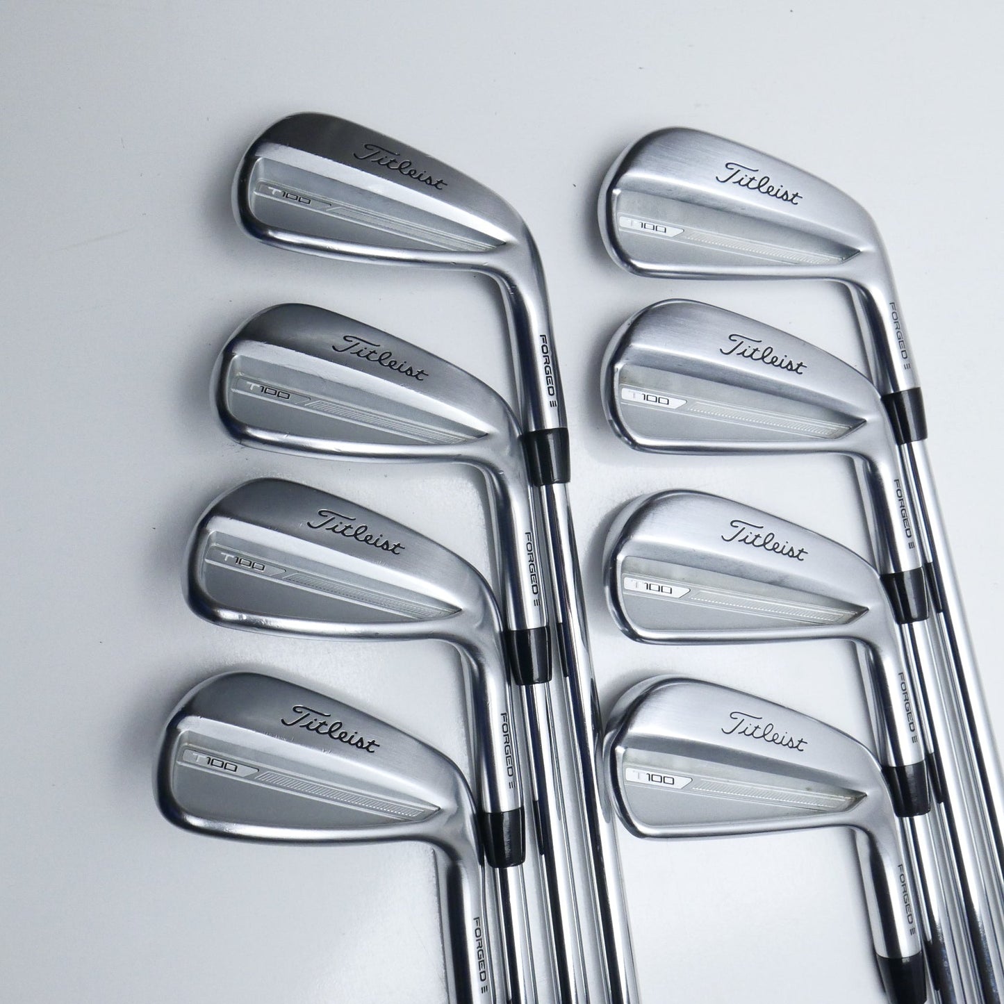 Used Titleist T100 2023 Iron Set / 4 - PW + 50° / Stiff Flex