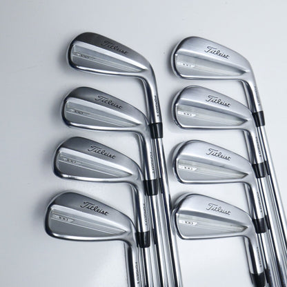 Used Titleist T100 2023 Iron Set / 4 - PW + 50° / Stiff Flex