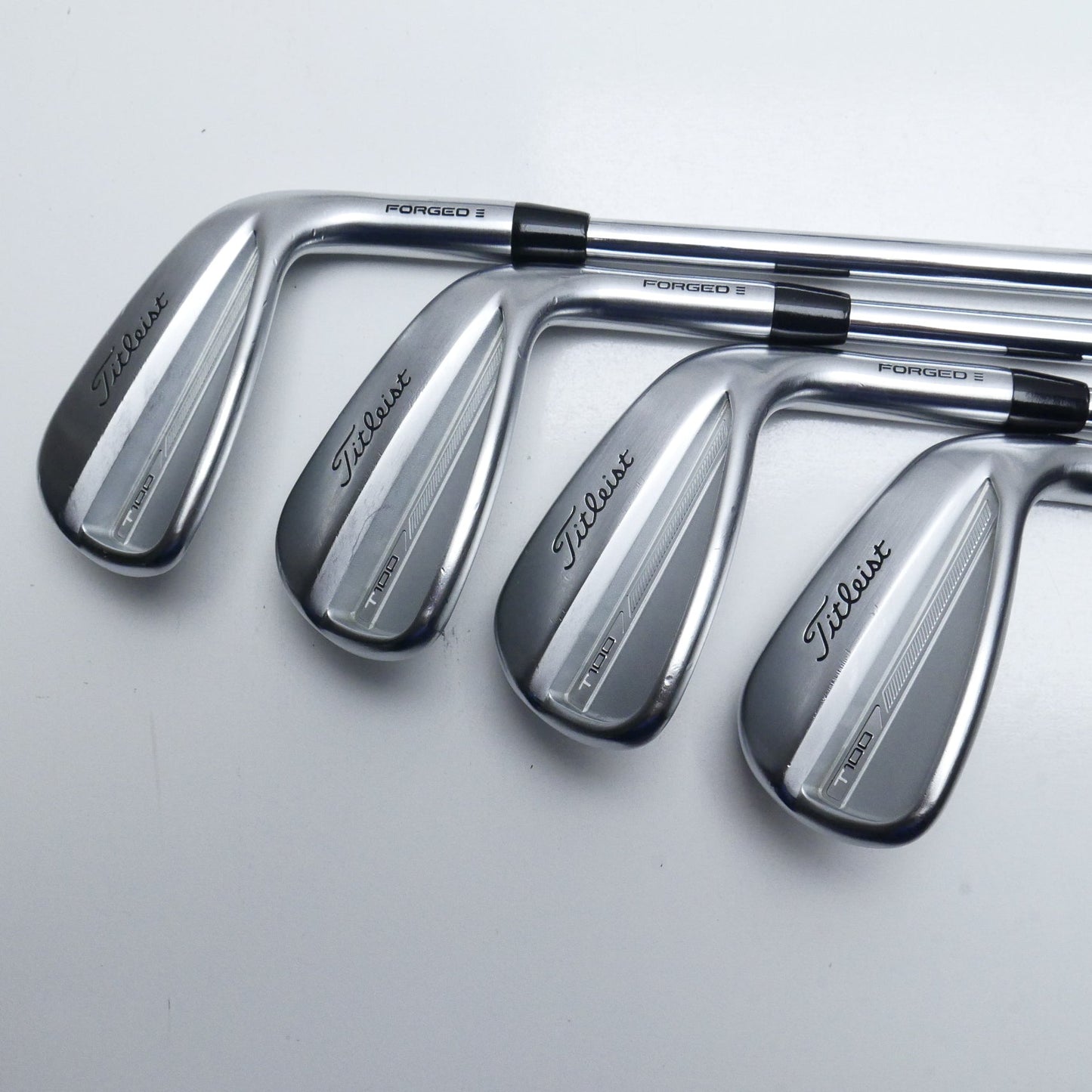 Used Titleist T100 2023 Iron Set / 4 - PW + 50° / Stiff Flex