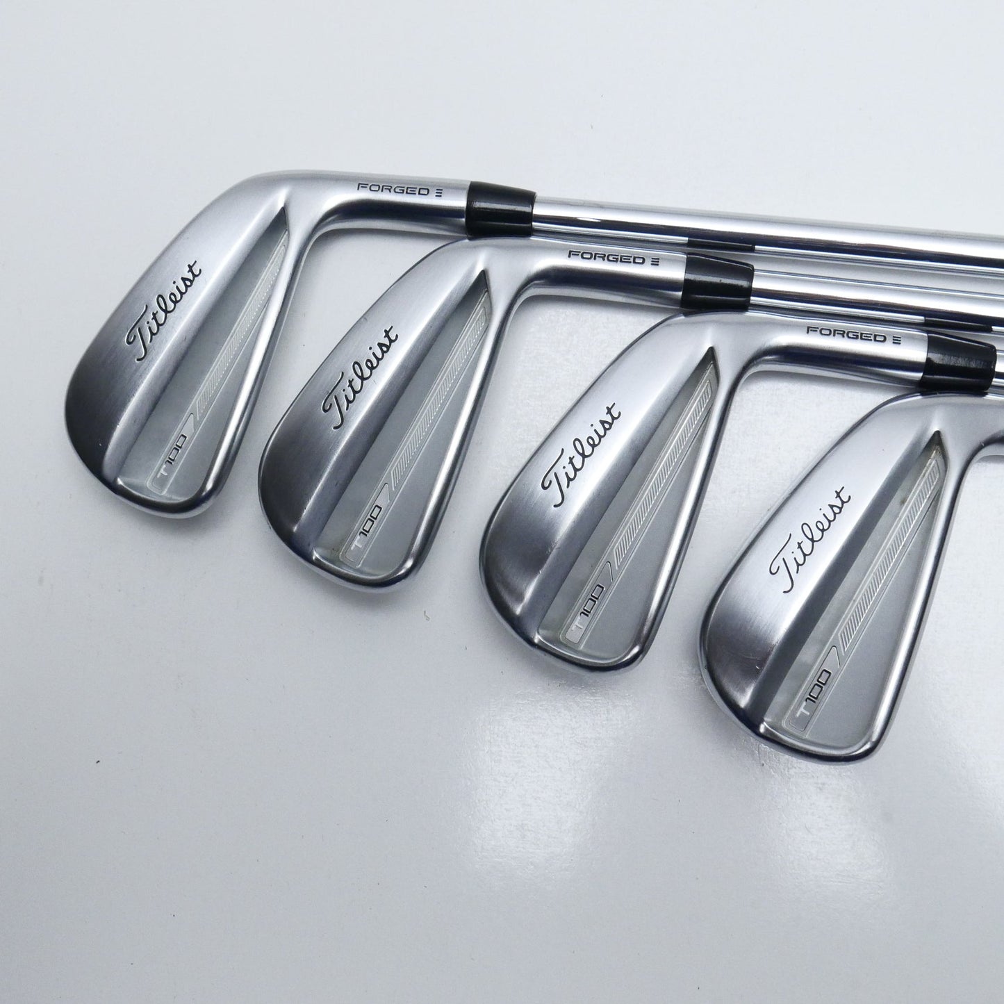 Used Titleist T100 2023 Iron Set / 4 - PW + 50° / Stiff Flex