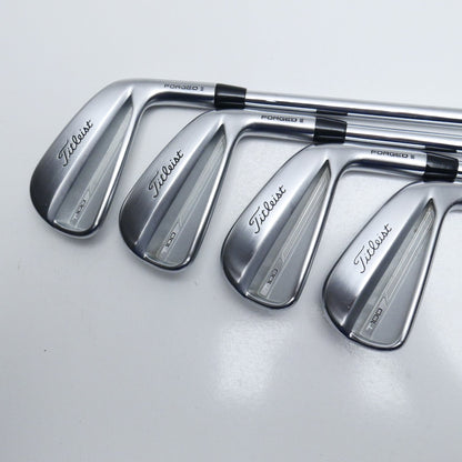 Used Titleist T100 2023 Iron Set / 4 - PW + 50° / Stiff Flex