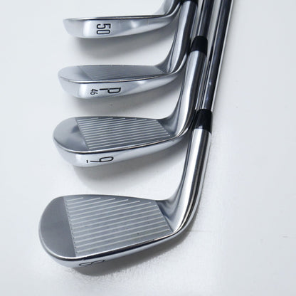 Used Titleist T100 2023 Iron Set / 4 - PW + 50° / Stiff Flex