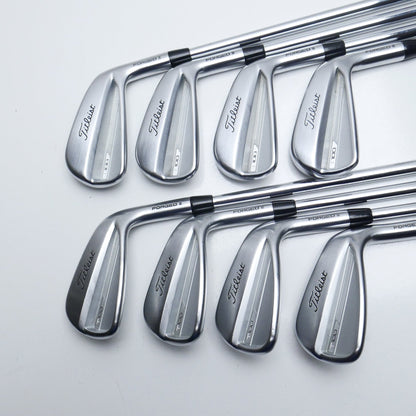 Used Titleist T100 2023 Iron Set / 4 - PW + 50° / Stiff Flex