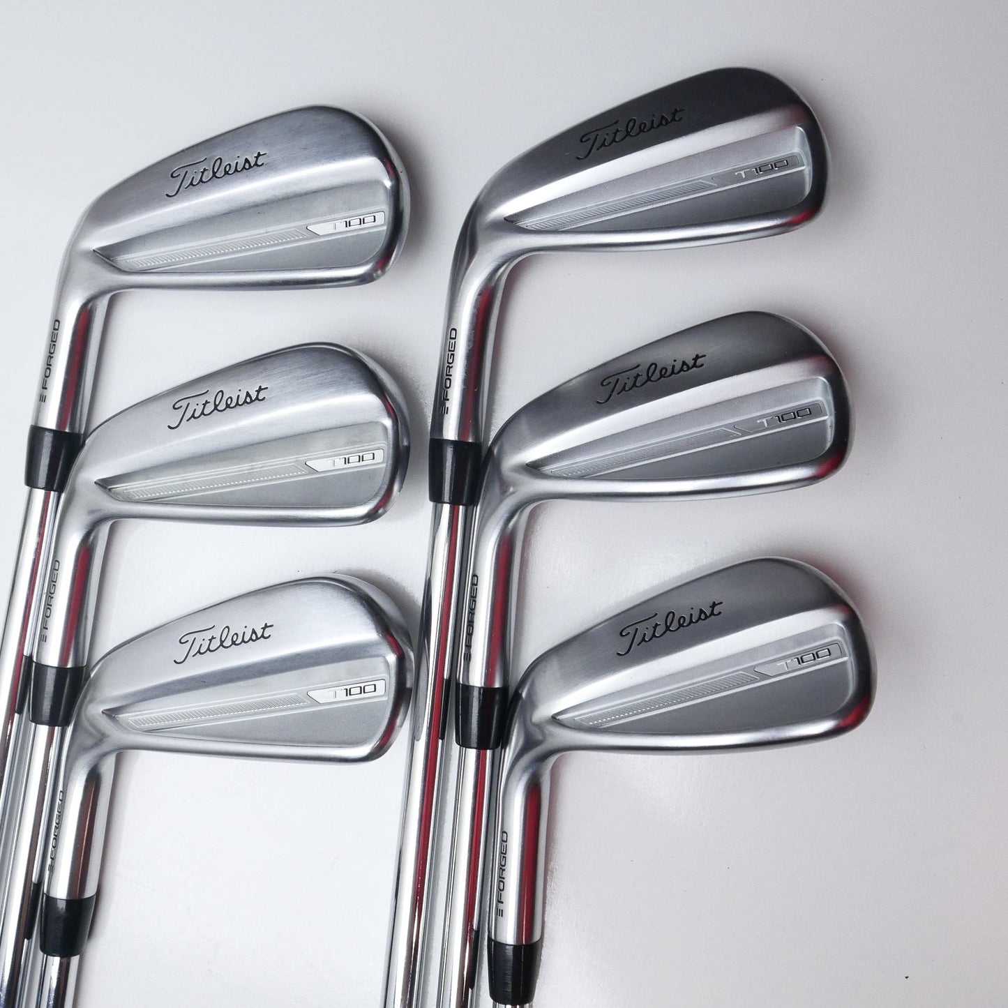 Used Titleist T100 2023 Iron Set / 5 - PW / Stiff Flex / Left-Handed