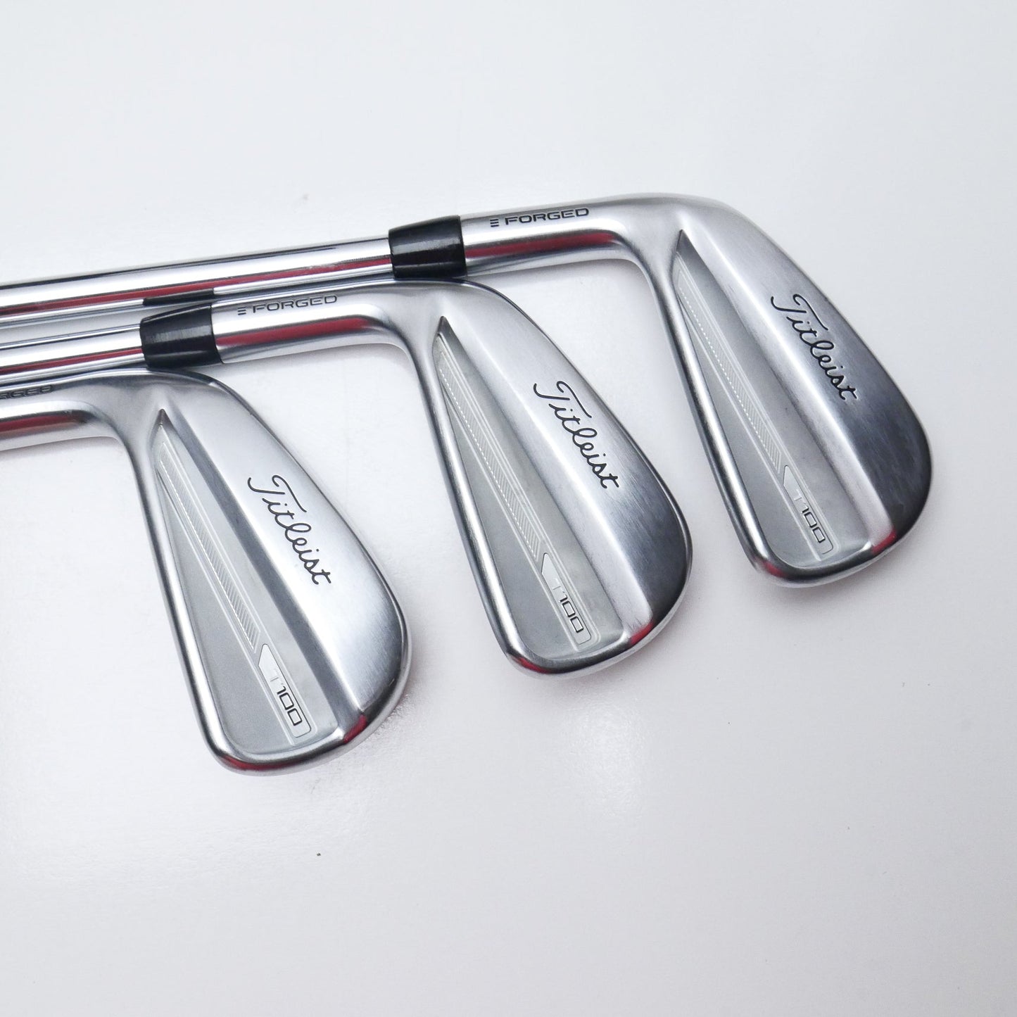 Used Titleist T100 2023 Iron Set / 5 - PW / Stiff Flex / Left-Handed