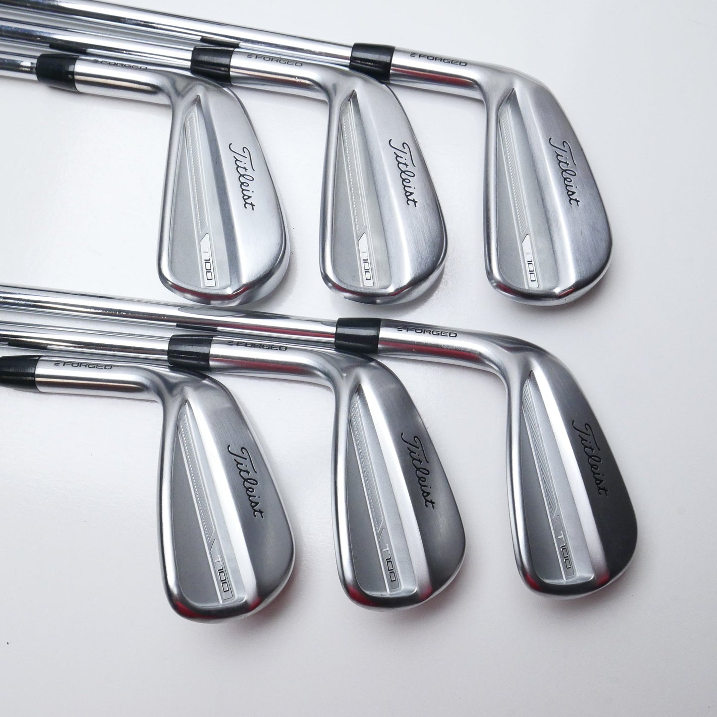 Used Titleist T100 2023 Iron Set / 5 - PW / Stiff Flex / Left-Handed