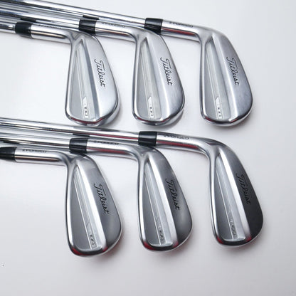 Used Titleist T100 2023 Iron Set / 5 - PW / Stiff Flex / Left-Handed