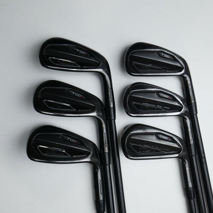 Used Titleist T100S 2021 Black Iron Set / 5 - PW / Stiff Flex