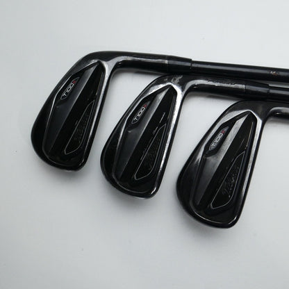 Used Titleist T100S 2021 Black Iron Set / 5 - PW / Stiff Flex