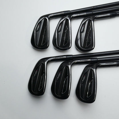 Used Titleist T100S 2021 Black Iron Set / 5 - PW / Stiff Flex
