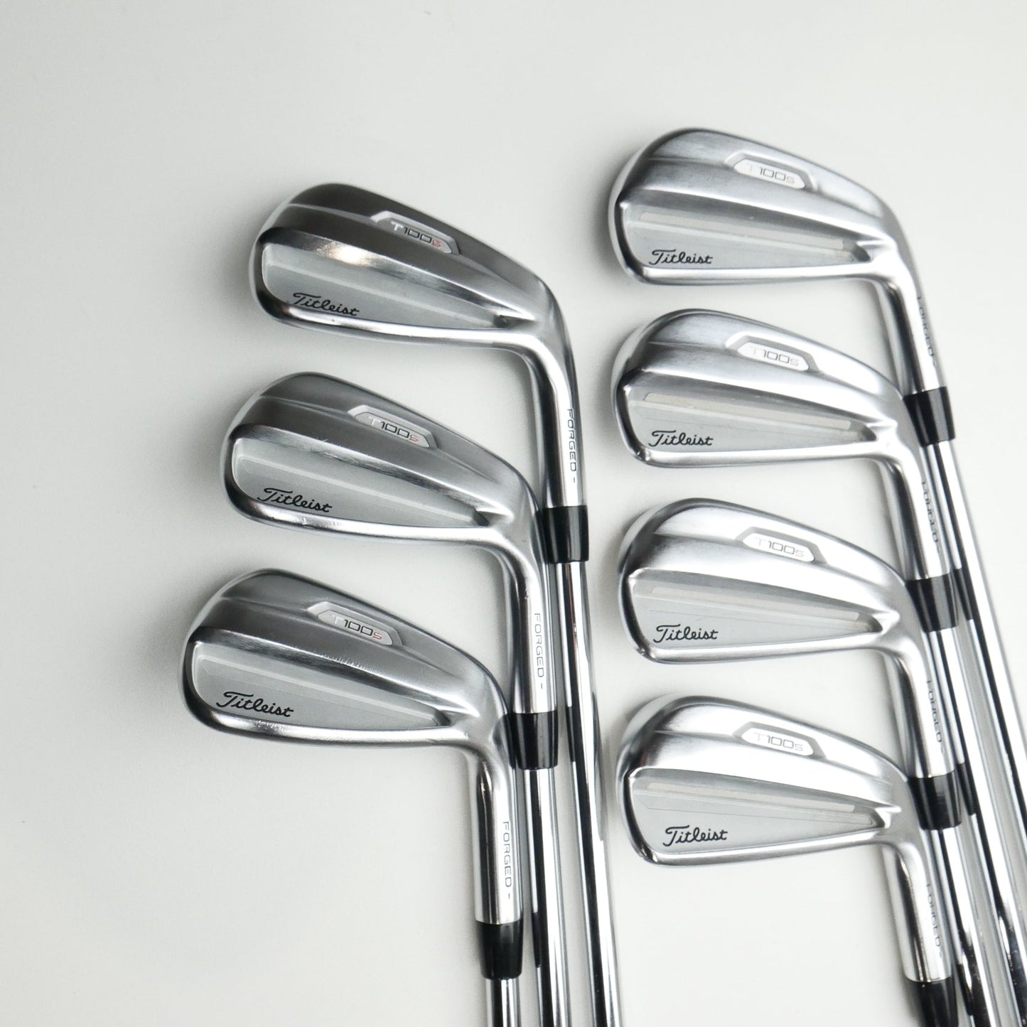 Used Titleist T100S 2021 Iron Set / 4 - PW / Stiff Flex