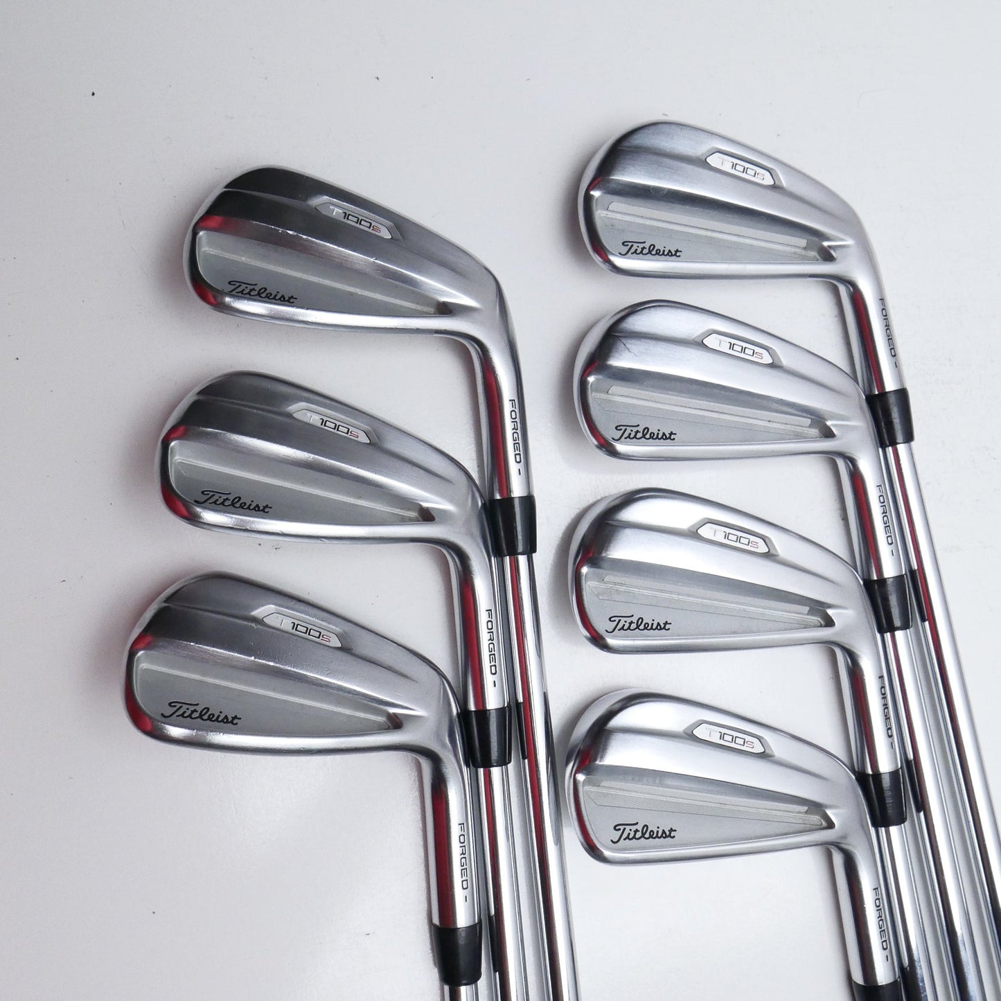 Used Titleist T100S 2021 Iron Set / 4 - PW / Stiff Flex