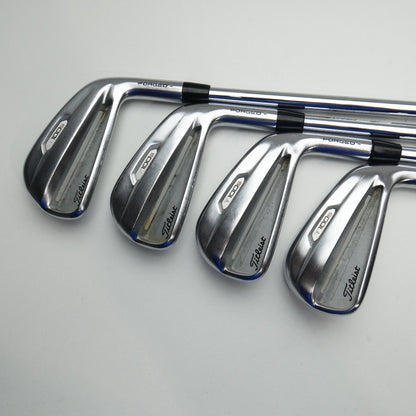 Used Titleist T100S 2021 Iron Set / 4 - PW / Stiff Flex
