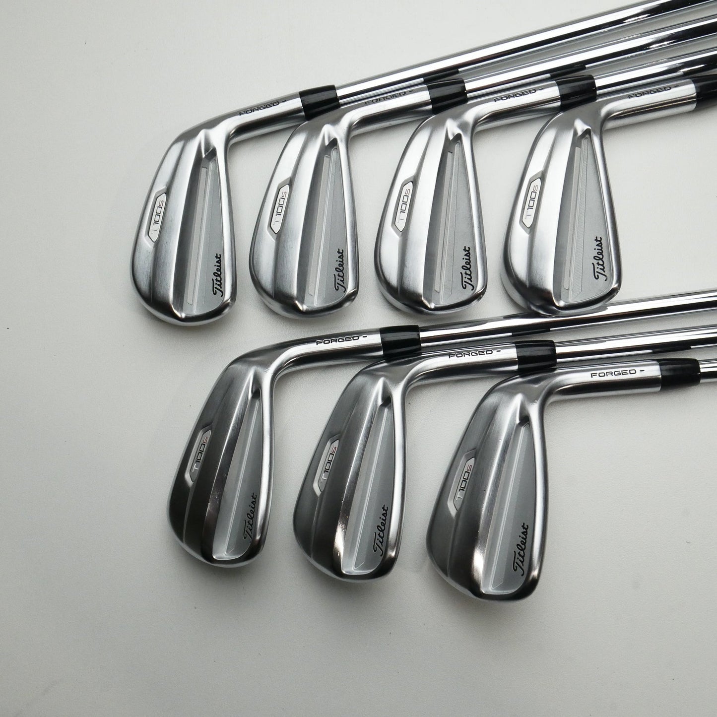 Used Titleist T100S 2021 Iron Set / 4 - PW / Stiff Flex
