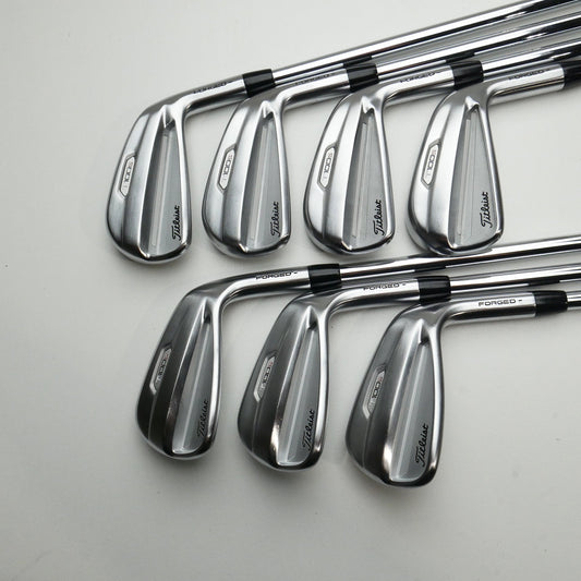 Used Titleist T100S 2021 Iron Set / 4 - PW / Stiff Flex
