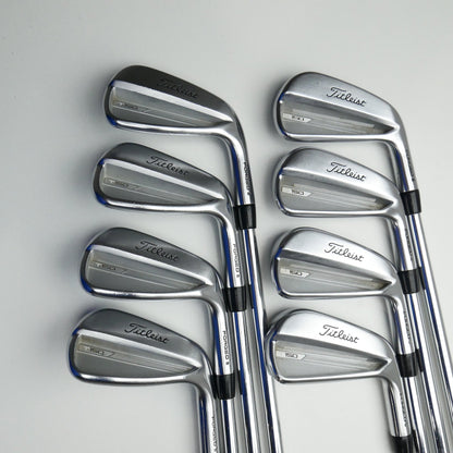 Used Titleist T150 2023 Iron Set / 4 - PW + 48° / Stiff Flex