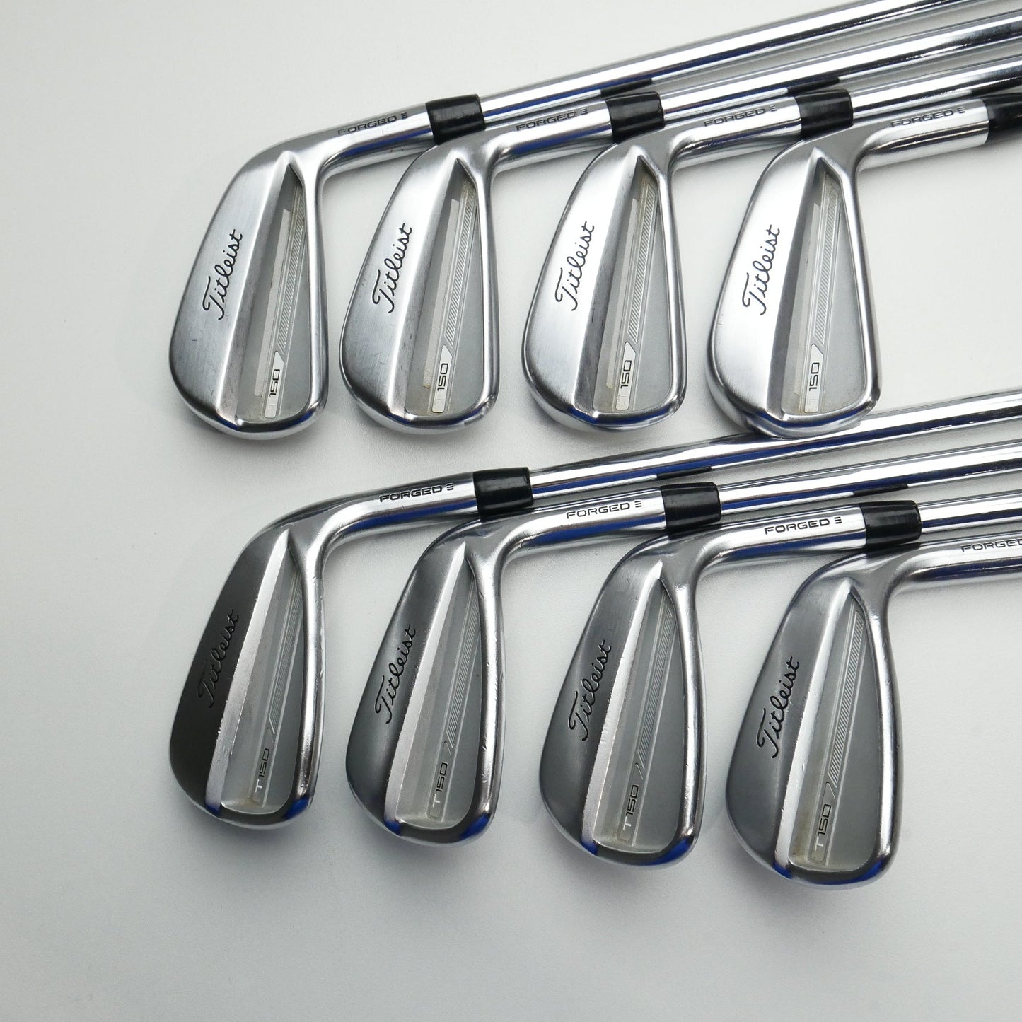 Used Titleist T150 2023 Iron Set / 4 - PW + 48° / Stiff Flex