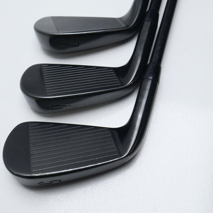 Used Titleist T150 2023 Vapor Black Iron Set / 5 - PW / Stiff Flex