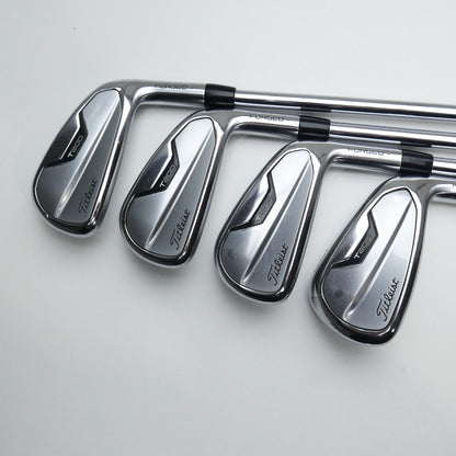 Used Titleist T200 2021 Iron Set / 5 - PW + 48° / Stiff Flex