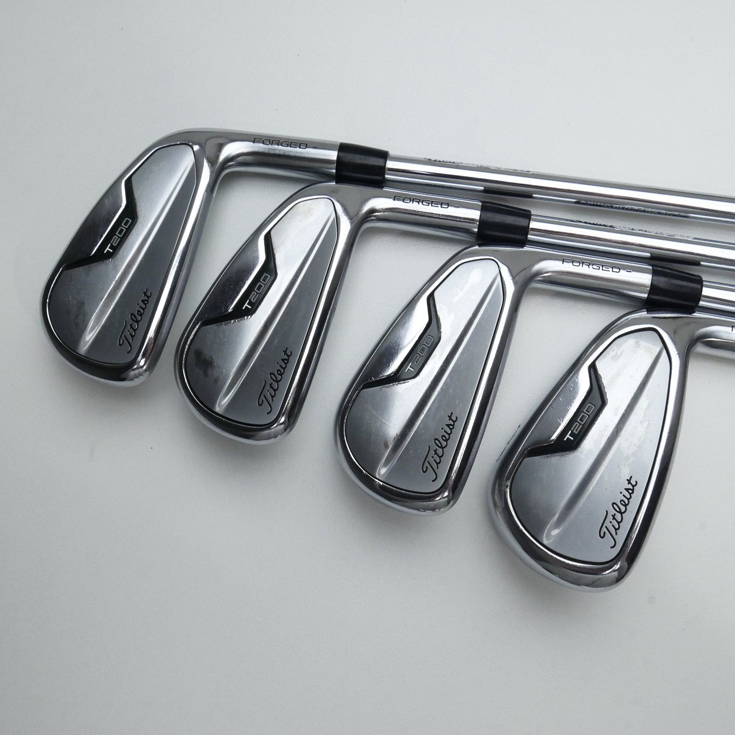 Used Titleist T200 2021 Iron Set / 5 - PW + 48° / Stiff Flex