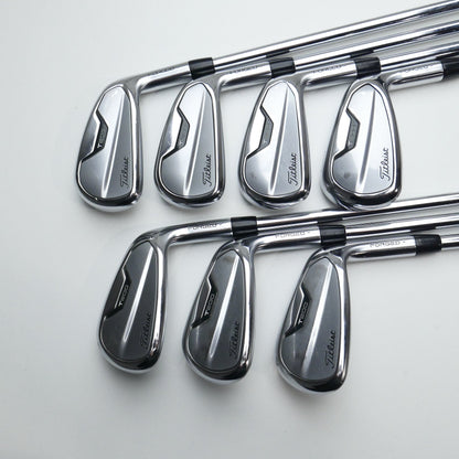 Used Titleist T200 2021 Iron Set / 5 - PW + 48° / Stiff Flex