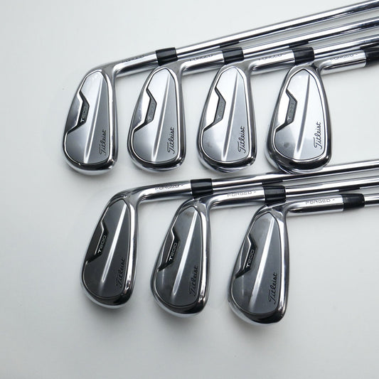 Used Titleist T200 2021 Iron Set / 5 - PW + 48° / Stiff Flex