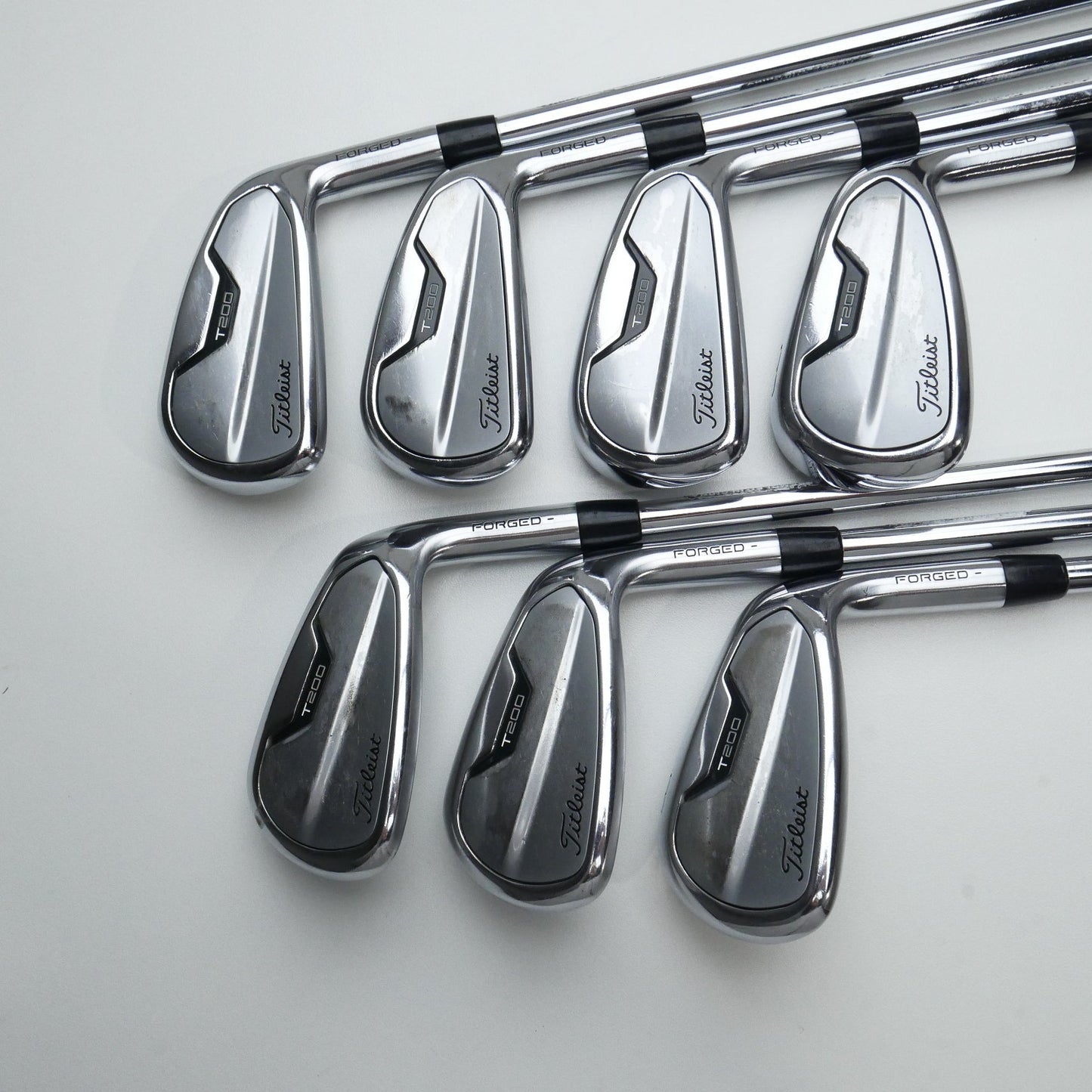 Used Titleist T200 2021 Iron Set / 5 - PW + 48° / Stiff Flex