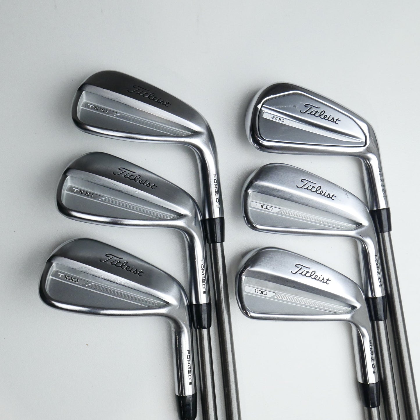 Used Titleist T200 & T100 2023 Combo Iron Set / 5 - PW / Stiff Flex