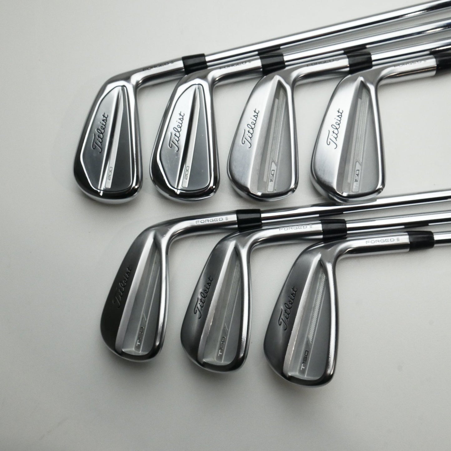 Used Titleist T200 & T150 2023 Iron Set / 4 - PW / Stiff Flex