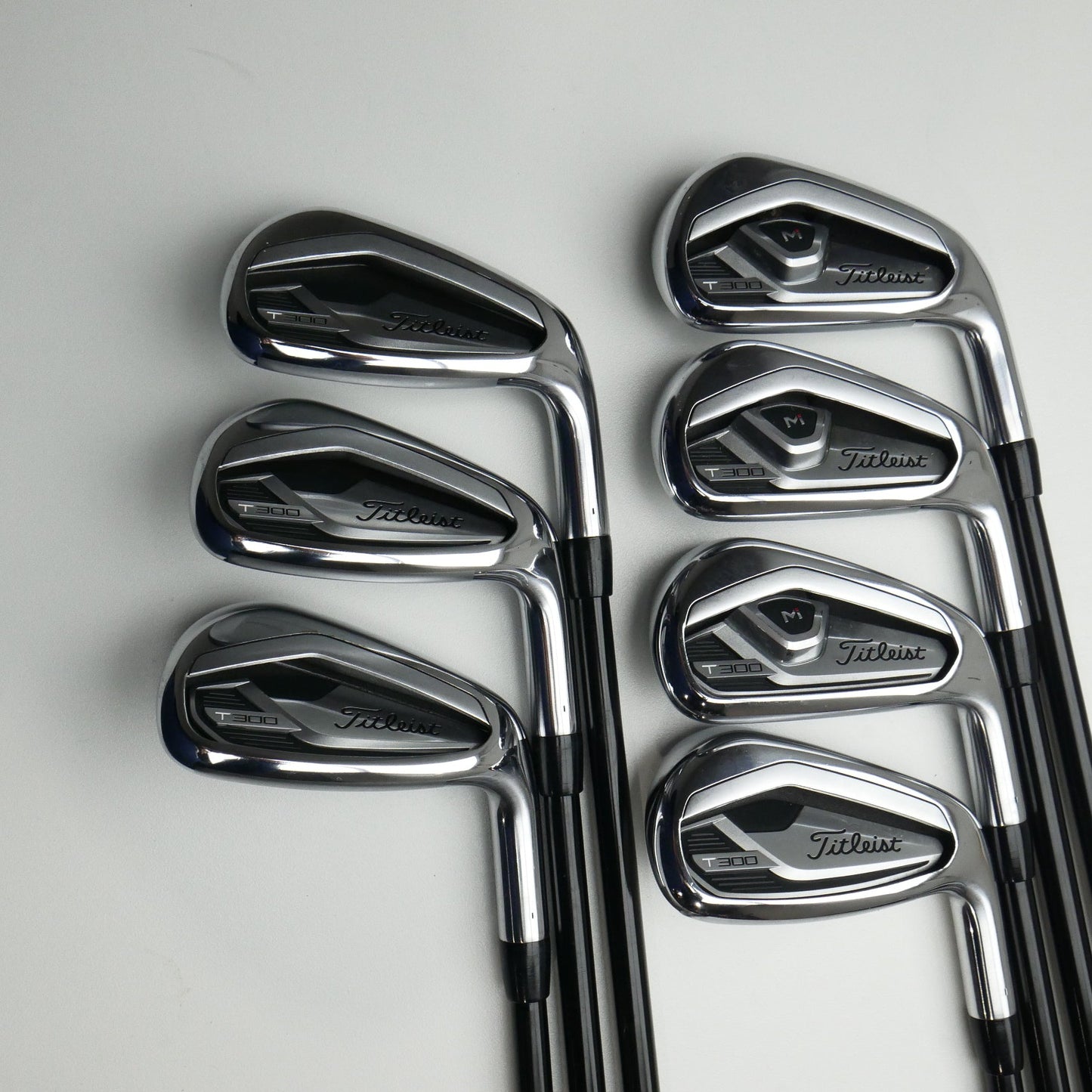Used Titleist T300 2021 Iron Set / 5 - PW + 48° / A Flex