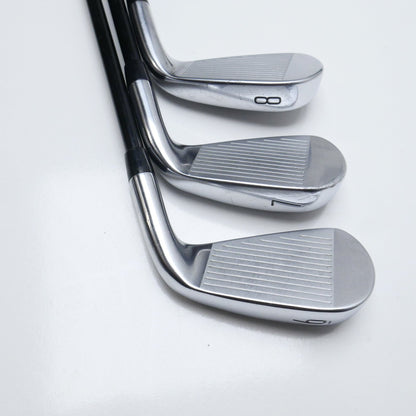Used Titleist T350 2023 Iron Set / 6 - PW + 48° / Regular Flex / Left-Handed