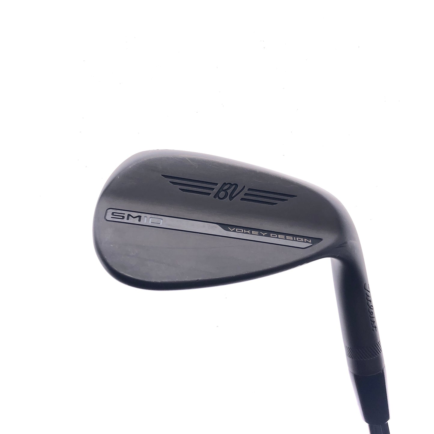 Used Titleist Vokey SM10 Jet Black Gap Wedge / 52.0 Degrees / Wedge Flex