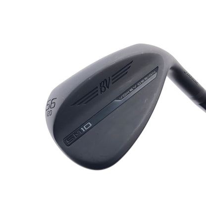 Used Titleist Vokey SM10 Jet Black Sand Wedge / 56.0 Degrees / Wedge Flex