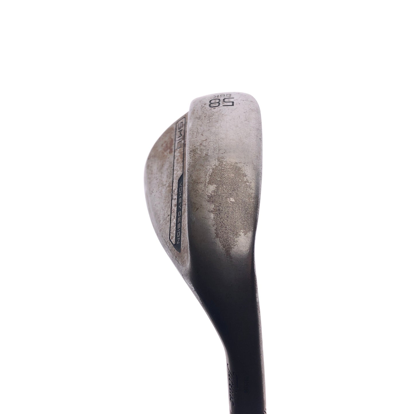 Used Titleist Vokey SM10 Raw Lob Wedge / 58.0 Degrees / Stiff Flex