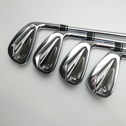 Used Wilson Dynapower Forged 2024 Iron Set / 4 - PW / Stiff Flex