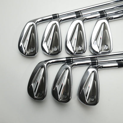 Used Wilson Dynapower Forged 2024 Iron Set / 4 - PW / Stiff Flex