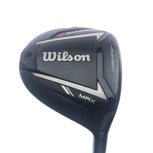 Used Wilson Dynapwr Max 5 Fairway Wood / 18 Degrees / Stiff Flex