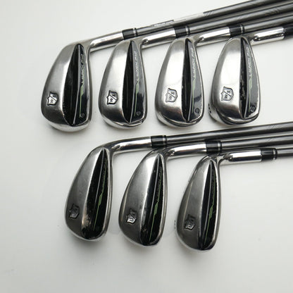 Used Wilson Launch Pad 2022 Iron Set / 5 - SW / Regular Flex