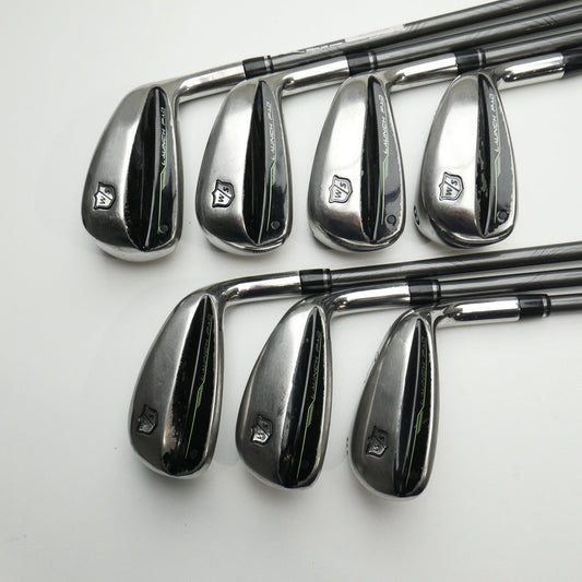 Used Wilson Launch Pad 2022 Iron Set / 5 - SW / Regular Flex