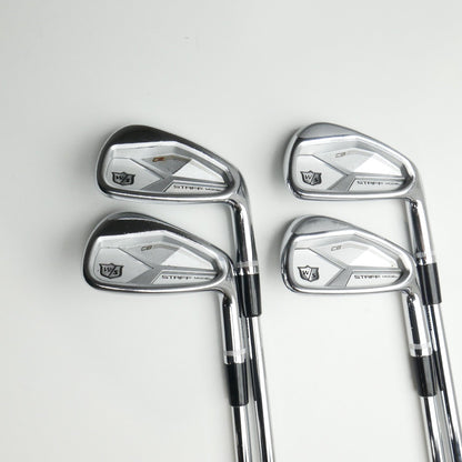 Used Wilson Staff Model CB Iron Set / 6 - 9 Iron / Stiff Flex