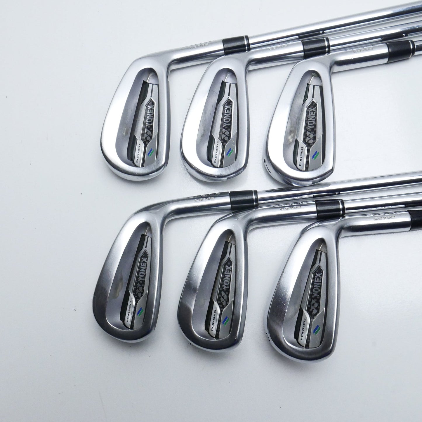 Used Yonex Ezone Forged CB 702 Iron Set / 5 - PW / Stiff Flex